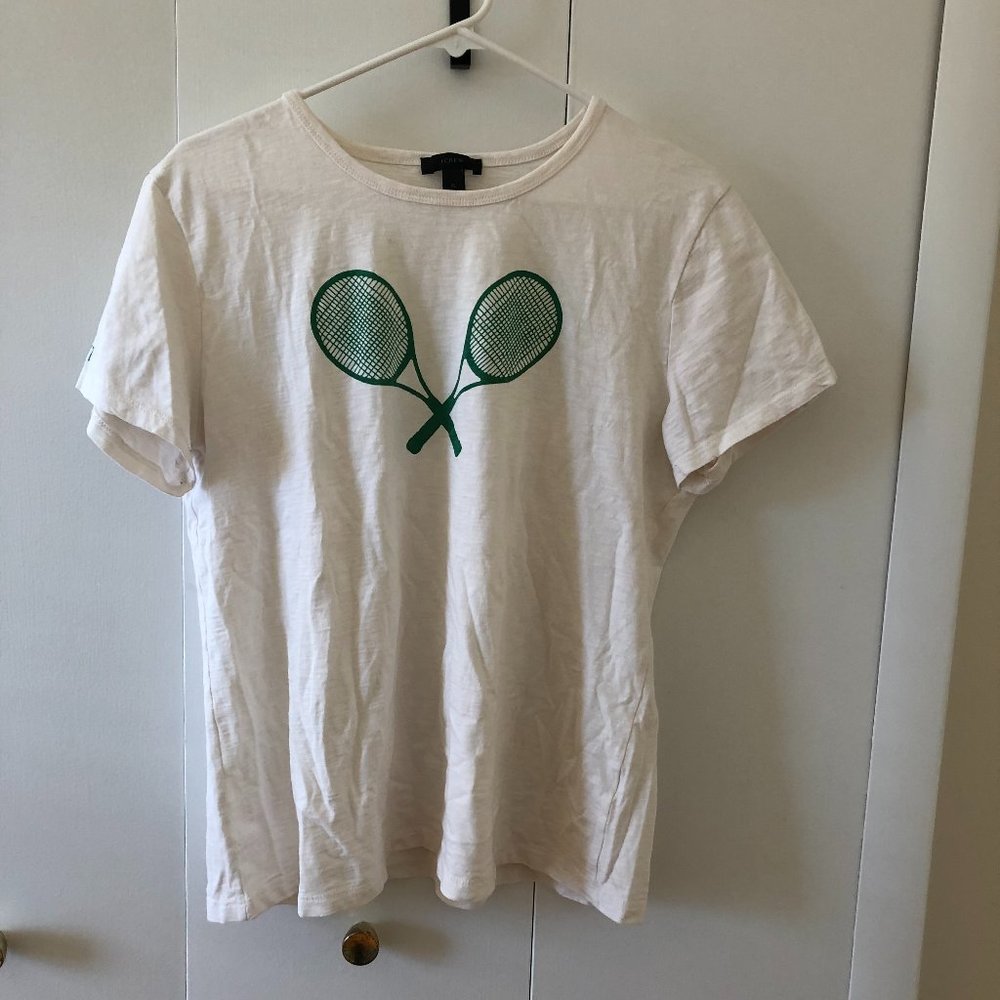 JCREW|TENNIS RACQUET T-SHIRT|XL